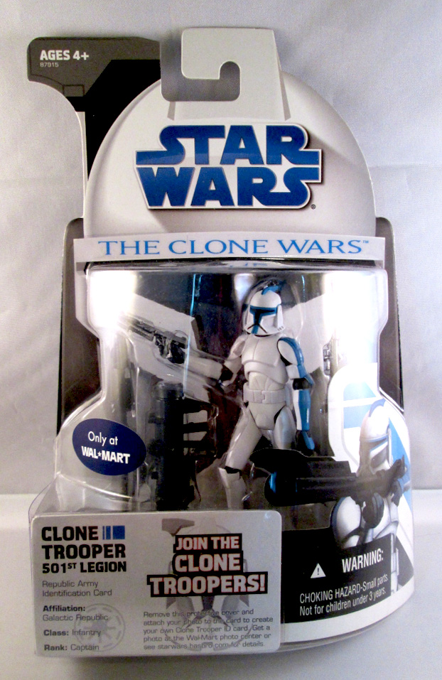 5 Clone Trooper 3.75" Aciton Figure Hasbro 2008 Star Wars The Clone Wars  No 